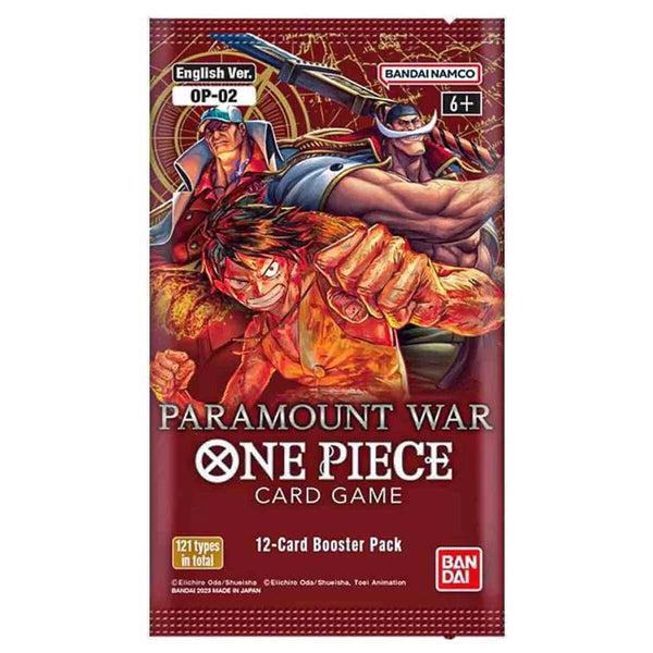 One Piece Paramount War OP02 English Booster Pack