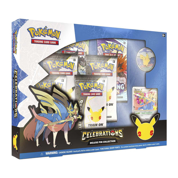 Pokemon Zacian Celebrations Deluxe Pin Box