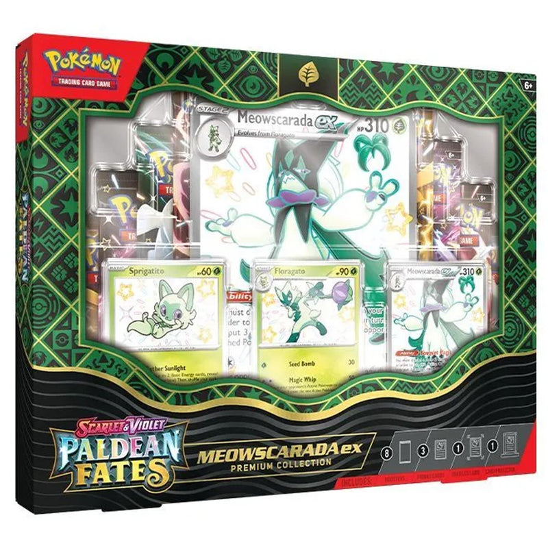 Pokemon Paldean Fates Shiny Meowscarada ex